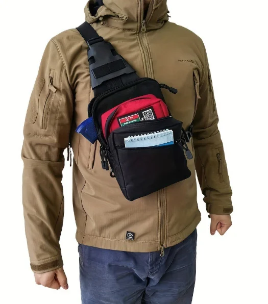 Edc Carry Fanny Pack - Tactical Concealed Carry Sling Bag: Quick-Access
