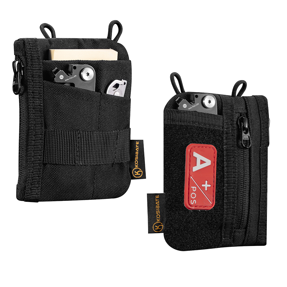 Edc Carry Pocket Pouch - EDC Organizer Pouch with DIY Patches