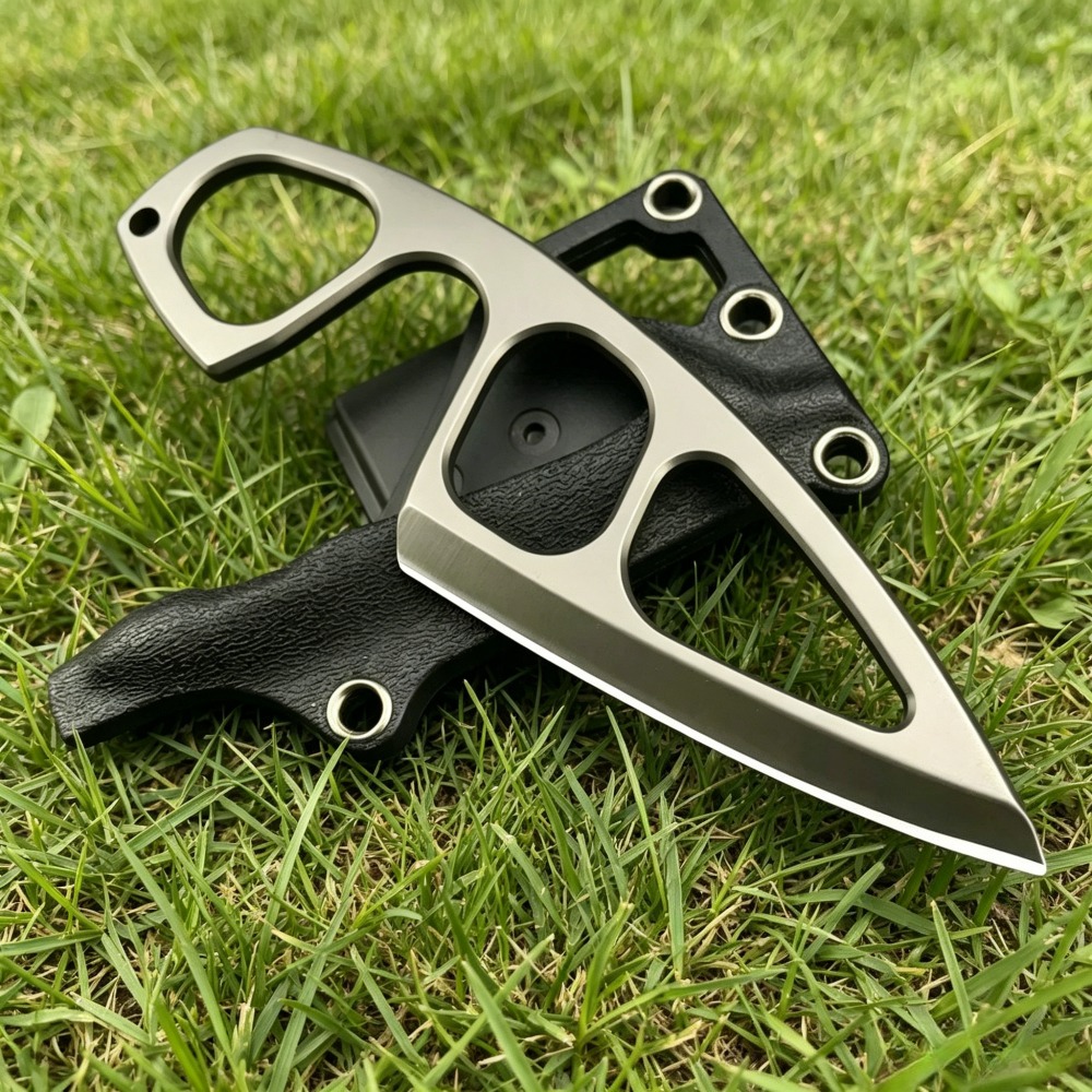 Edc Carry Fixed Blade Knife - High Hardness Neck Knife 440C Blade