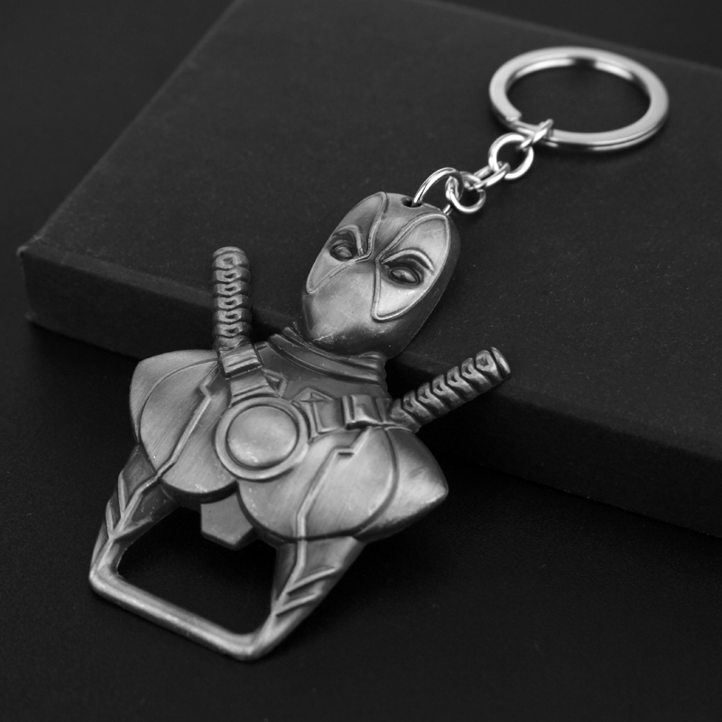 Bottle Opener Keyring - Deadpool Keychain Trendy Personalized Keyring Bottle