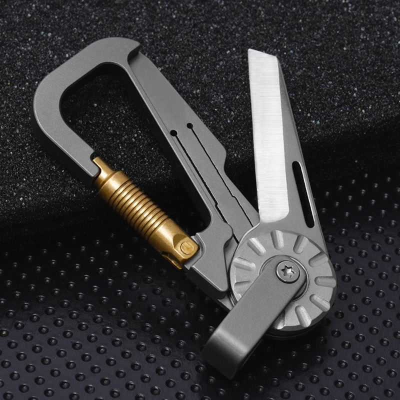 Edc Carry All - Titanium Alloy EDC Keychain With Folding