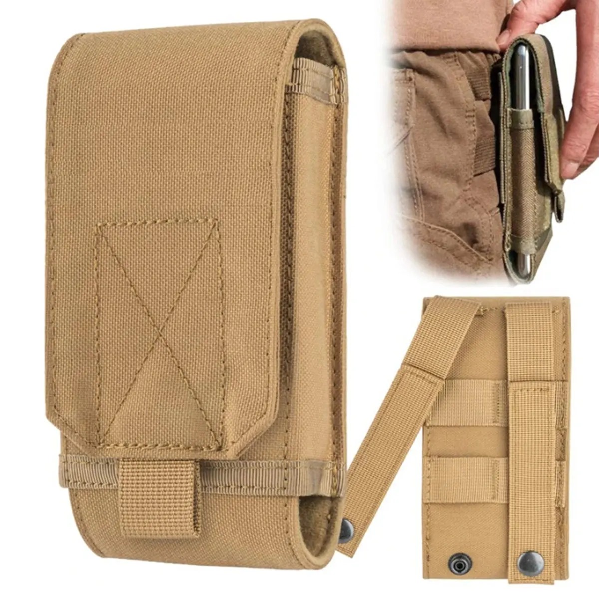Edc Carry Belt Pouch - Molle Laser Pouch Tactical Cell Phone