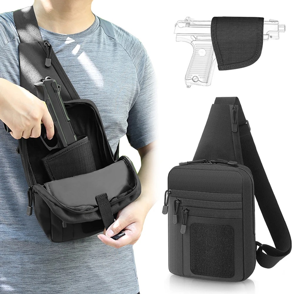 Tactical Pistol Gun Bag Concea - Edc Carry Bag For Pistol 评论和价格