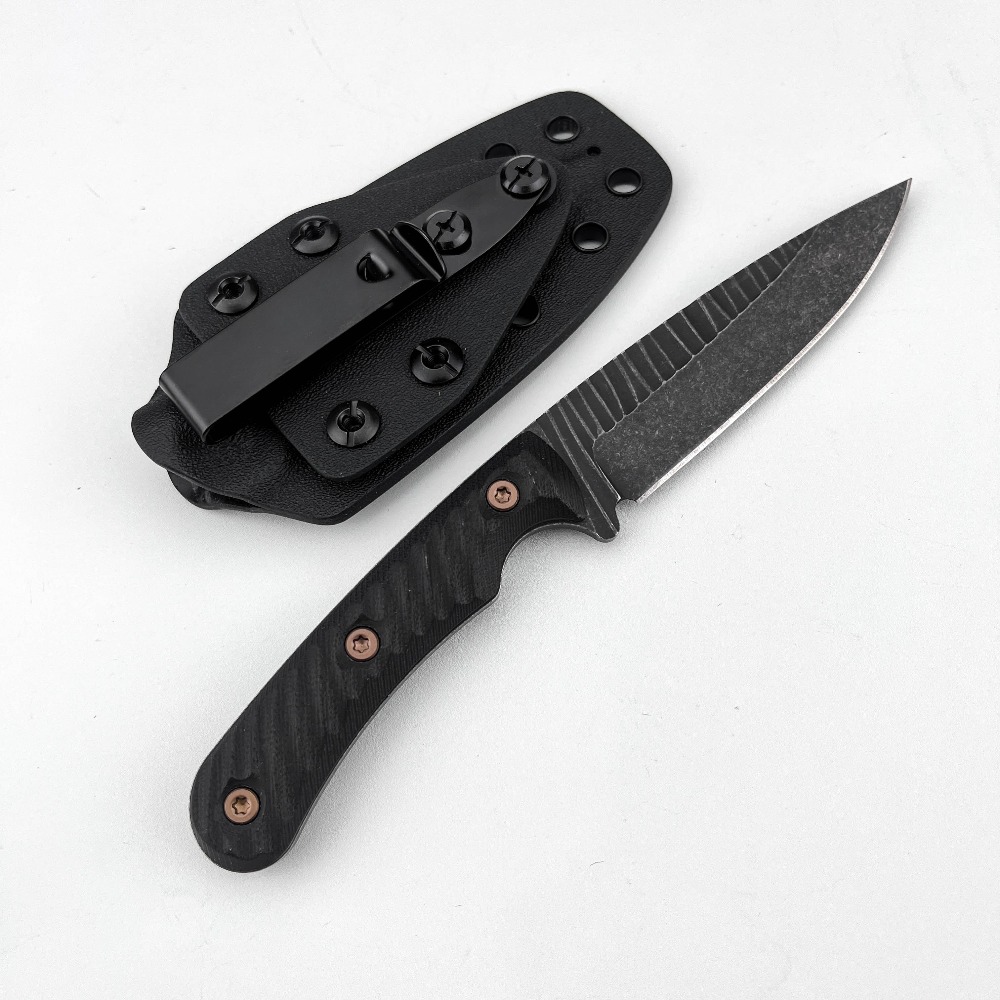 Full Tang Bushcraft Knife D2 B - Edc Carry Fixed Blade Knife 评论和价格