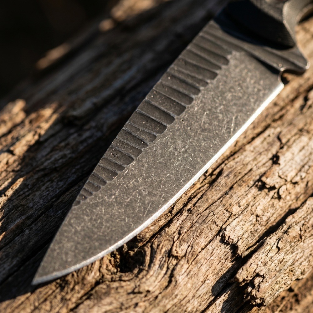 Full Tang Bushcraft Knife D2 B - Edc Carry Fixed Blade Knife 评论和价格