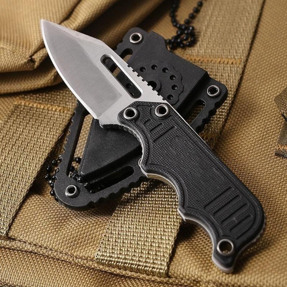 Portable Neck Knife with Kydex - Edc Carry Fixed Blade Knife 评论和价格