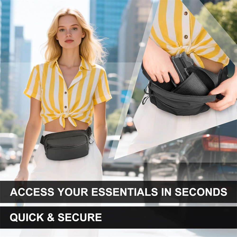 Concealed Carry Gun Bag Pistol - Edc Carry Fanny Pack 评论和价格