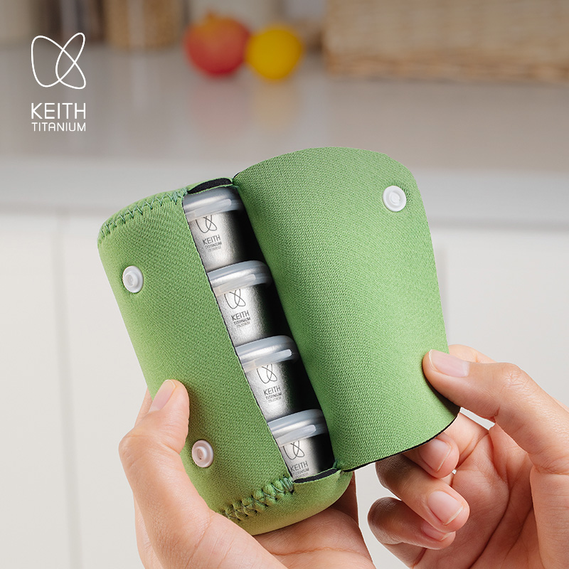 KEITH 4Pcs Mini Pure Titanium  - Edc Carry Pocket Pouch 评论和价格