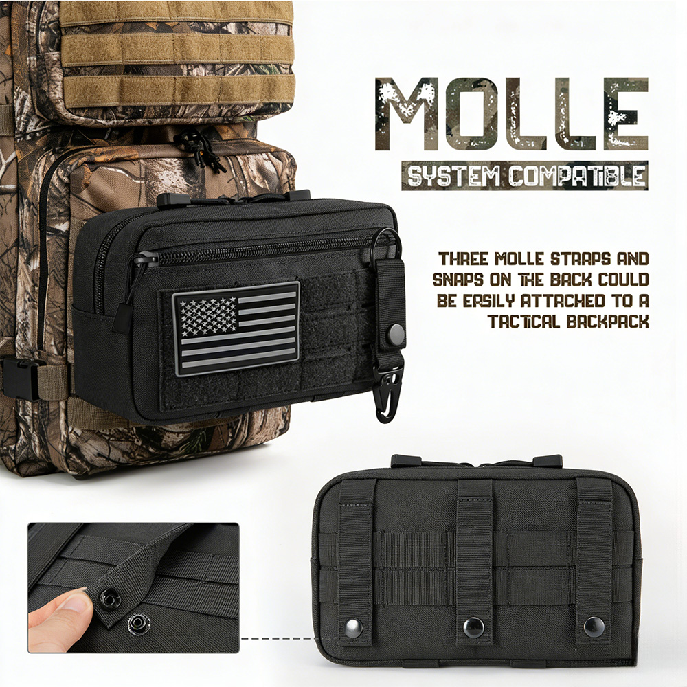 Tactical Molle EDC Pouch Outdo - Edc Carry Belt Pouch 评论和价格