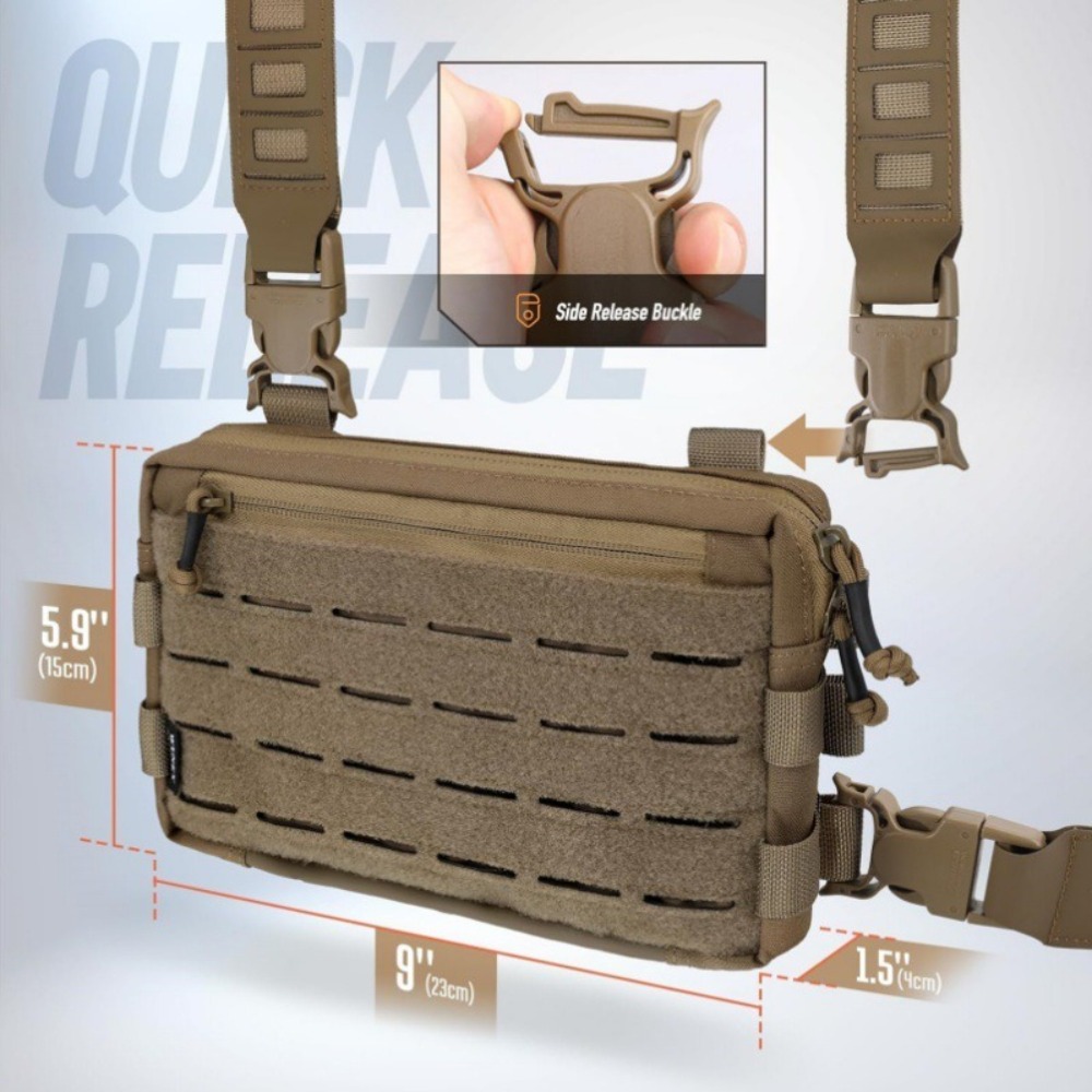 Fashion 1000D Nylon Men Chest  - Edc Carry Kit 评论和价格