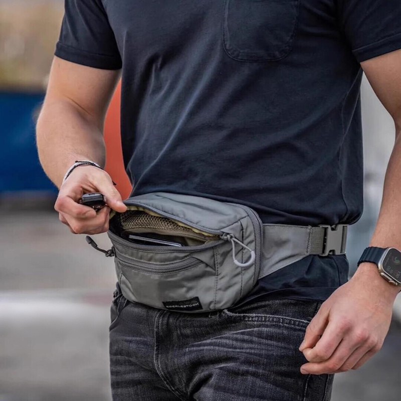 Mens Belt Bag with Adjustable  - Edc Carry Fanny Pack 评论和价格