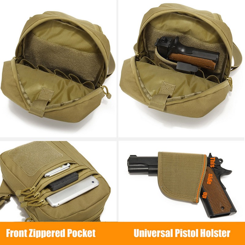 New Tactical Chest Bag Pistol  - Edc Carry Bag For Pistol 评论和价格