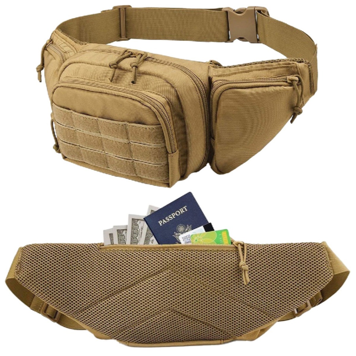 MOLLE Tactical Concealed Carry - Edc Carry Fanny Pack 评论和价格