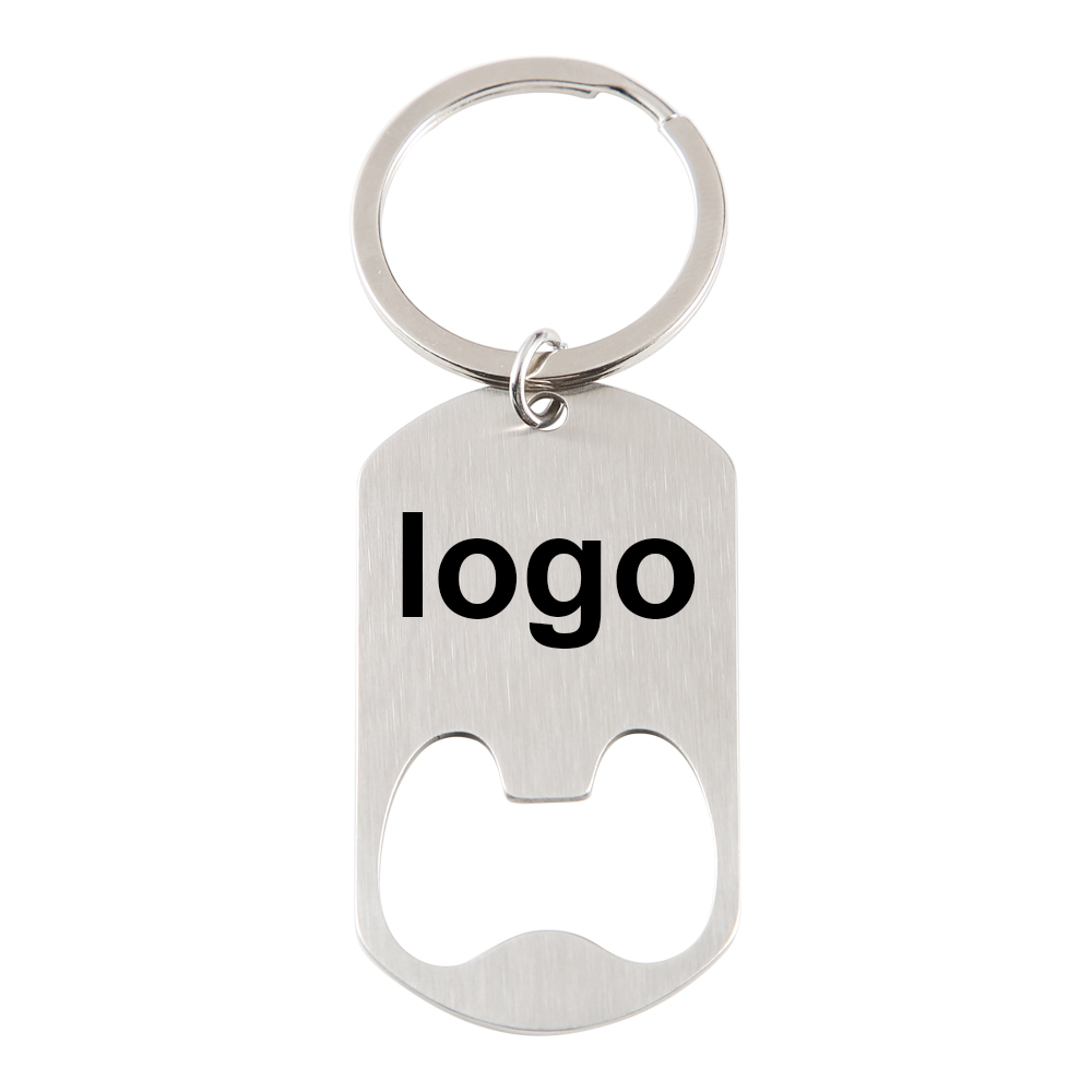 Custom Company Logo Stainless  - Bottle Opener Keyring 评论和价格