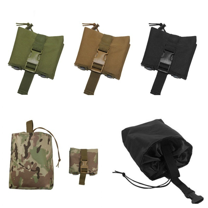 New Molle Folding Dump Drop Ma - Edc Carry Belt Pouch 评论和价格