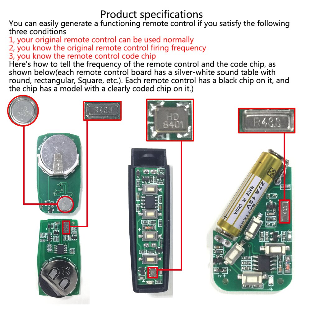 433MHZ Copy Remote Control Aut - Bottle Opener Keyring 评论和价格