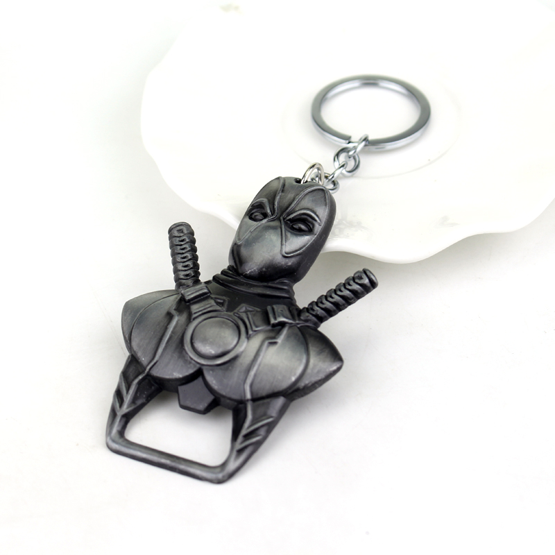 Deadpool Keychain Trendy Perso - Bottle Opener Keyring 评论和价格