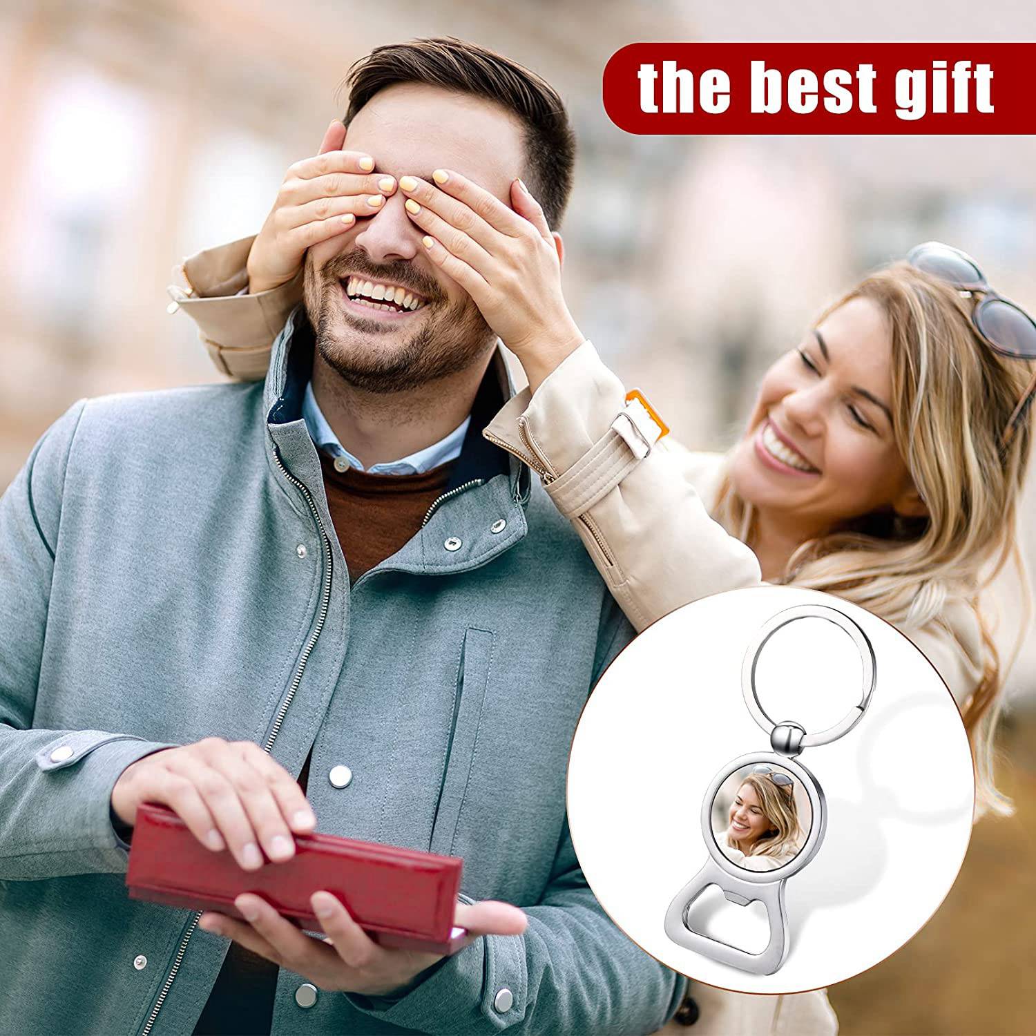 AED7-10 Pcs Sublimation Blank  - Bottle Opener Keyring 评论和价格