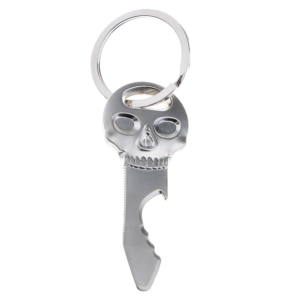 Metal Key Ring Punk Skull Keyc - Bottle Opener Keyring 评论和价格