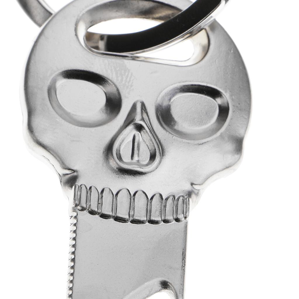 Metal Key Ring Punk Skull Keyc - Bottle Opener Keyring 评论和价格