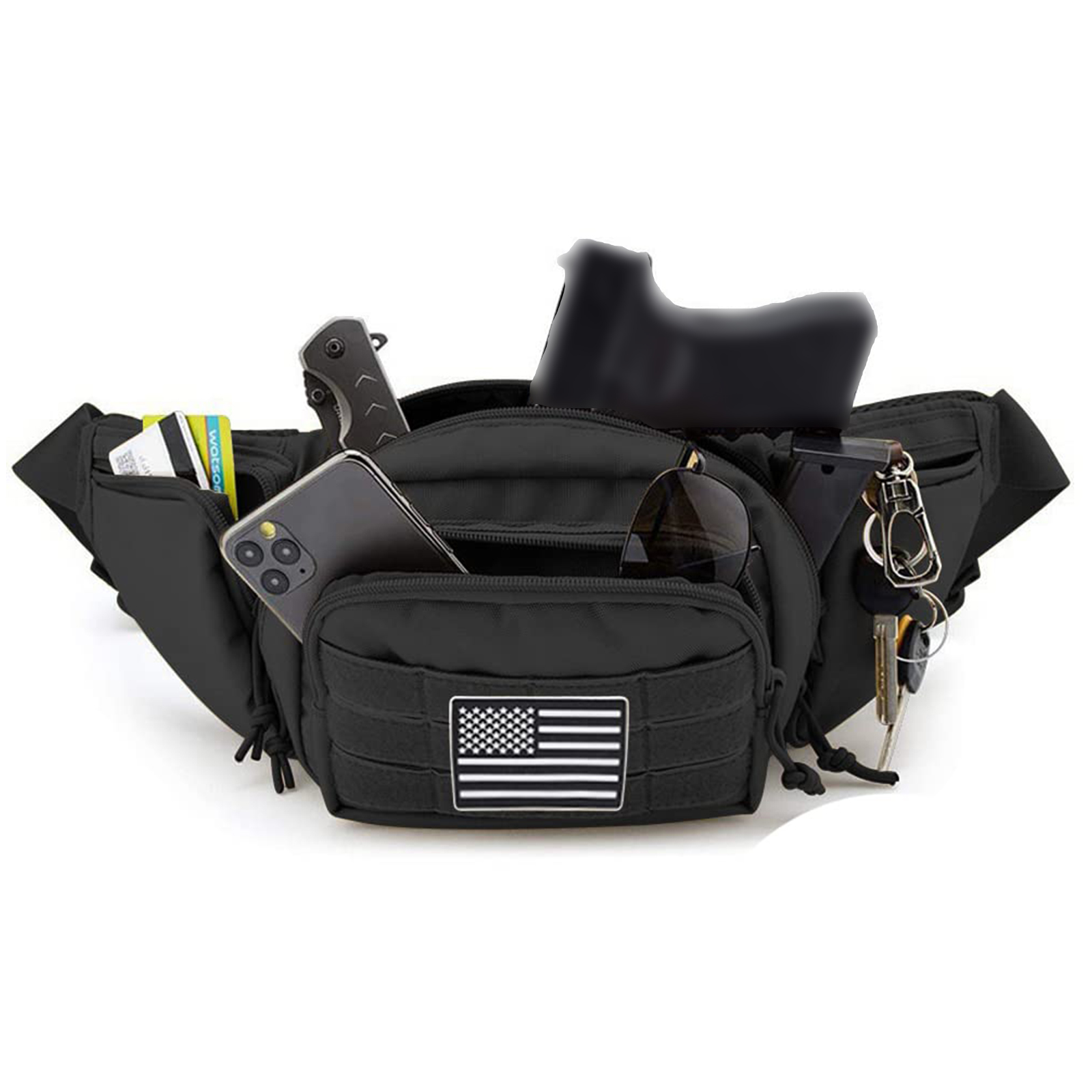 Tactical Fanny Pack Gun Holste - Edc Carry Fanny Pack 评论和价格